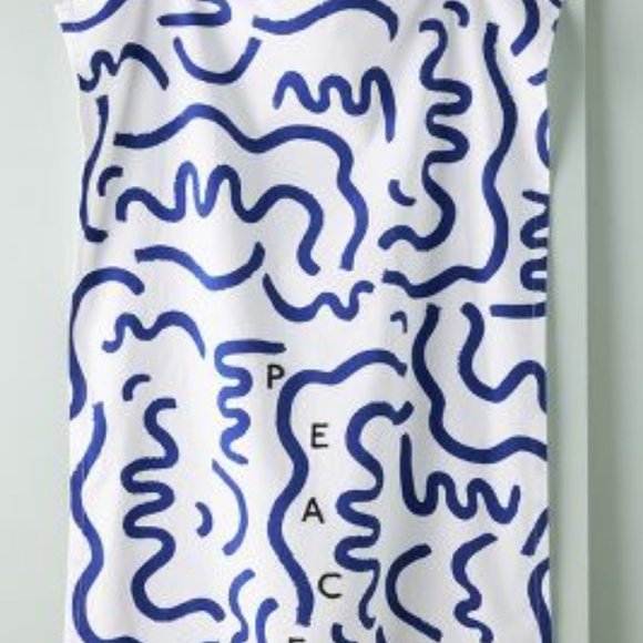 Anthro Maristella Gonzalez Peace Dish Towel - Picture 1 of 3